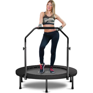 SkyBound Tri-Fold Rebounder with Bar 40inch