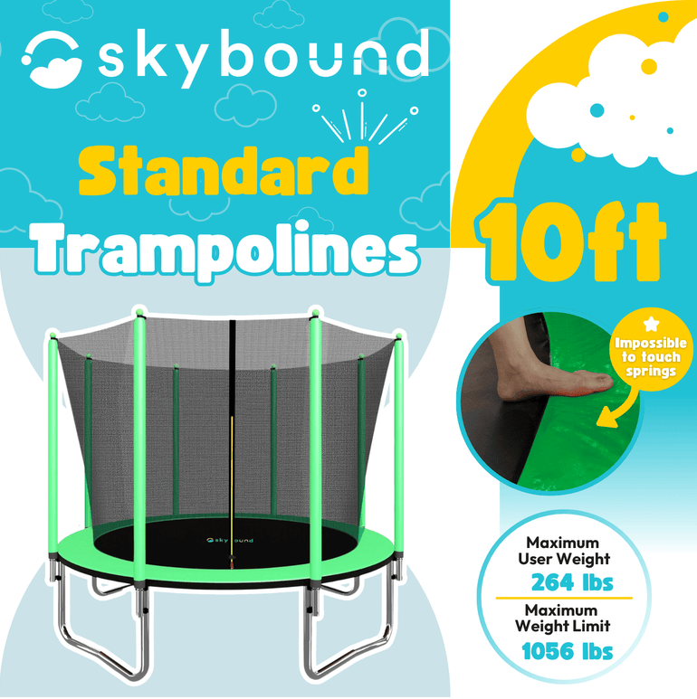 Skybound Skysoar-Basic Trampoline-10ft