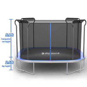 Skybound 12ft×12ft Square trampoline