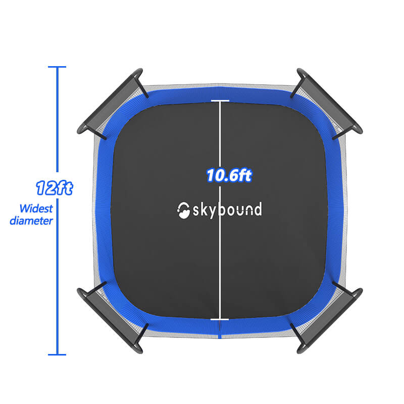 Skybound 12ft×12ft Square trampoline