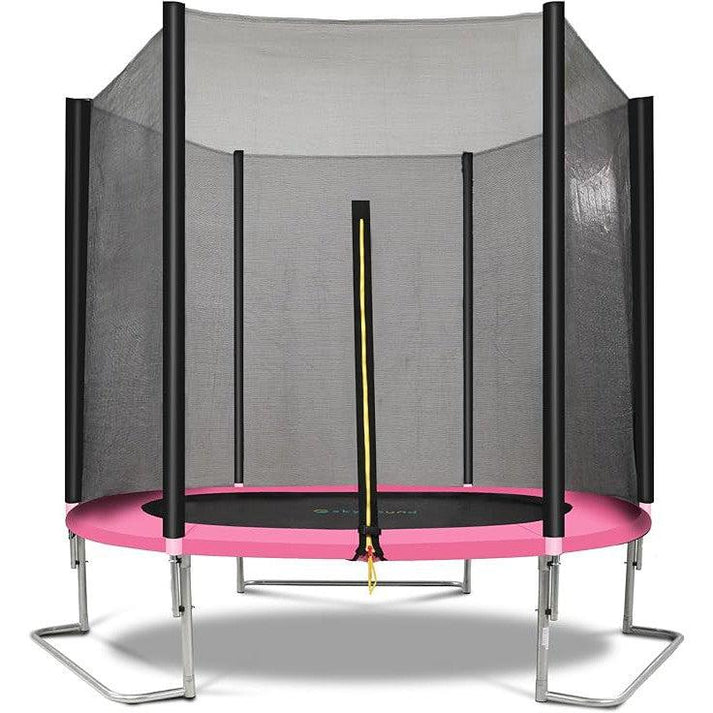 Skybound 8ft L-Shaped Legs trampoline Pink