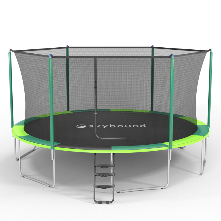 Skybound AiryBounce-basic green&blue 15ft trampoline