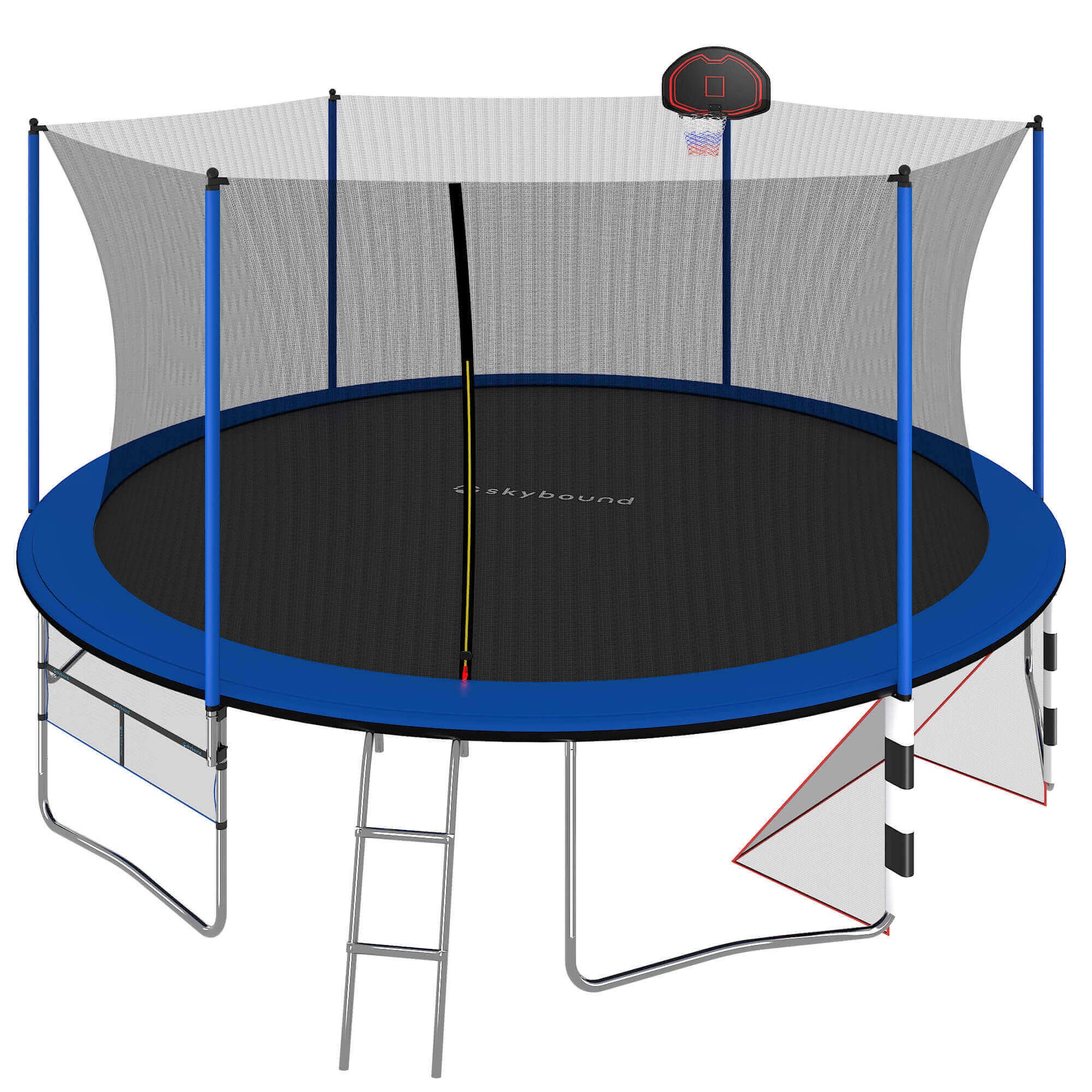 SkySoar 16ft Trampoline with soccer goal