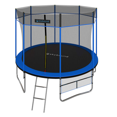 SkyBound USA SkySoar Blue 10ft Trampoline with enclosure