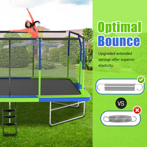 SkyBound AiryBounce trampoline-10ft×17ft