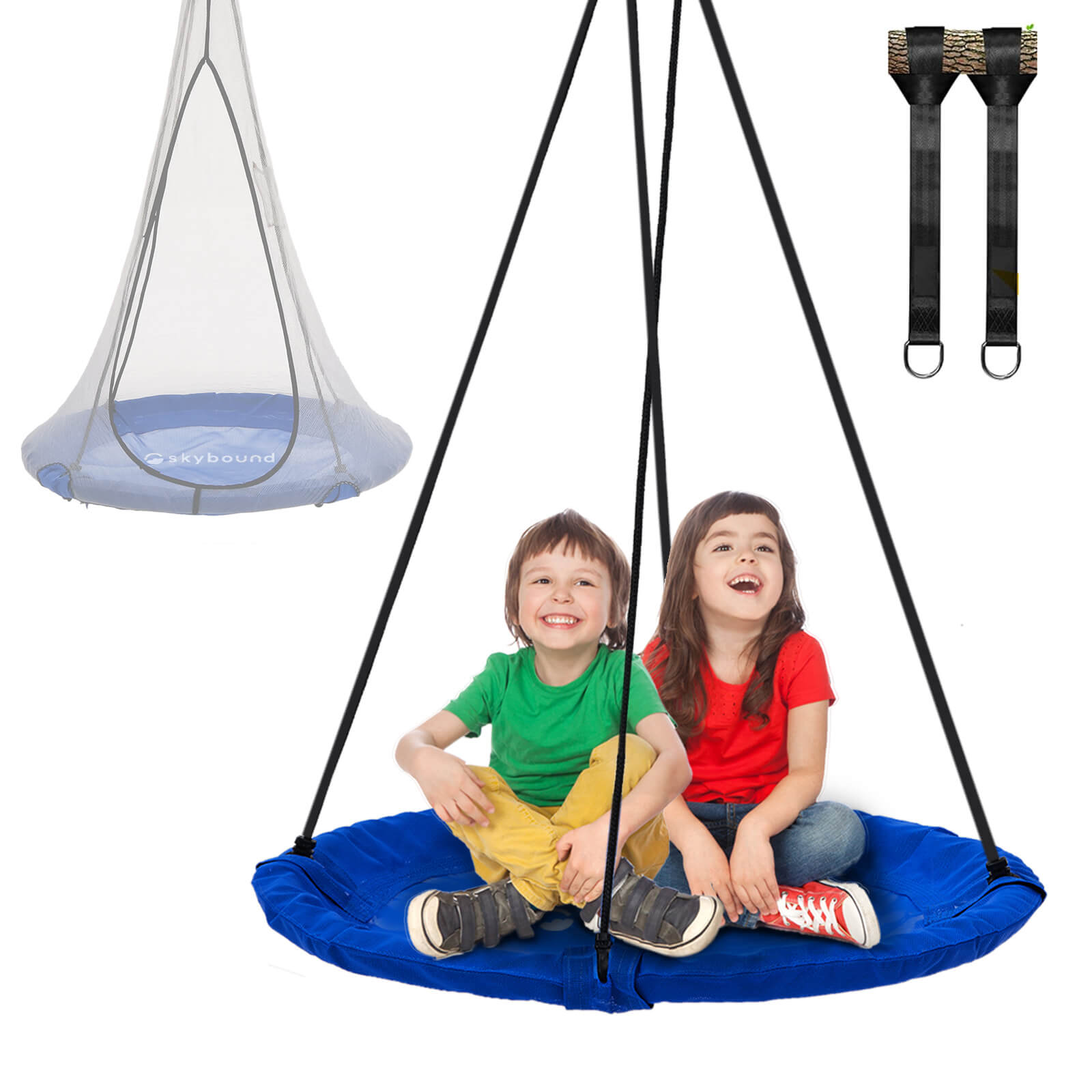 SkyBound 39 Inch Tree Swing - Blue