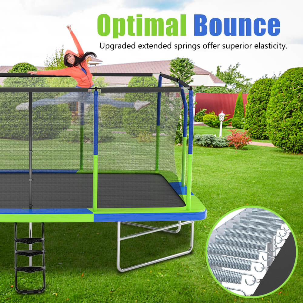 SkyBound AiryBounce trampoline-10ft×17ft