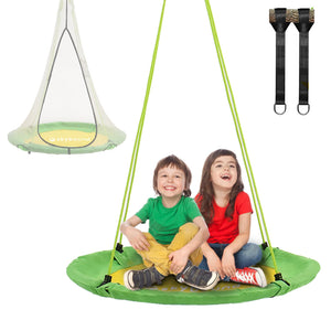 SkyBound 39 Inch Tree Swing - Green/Yellow