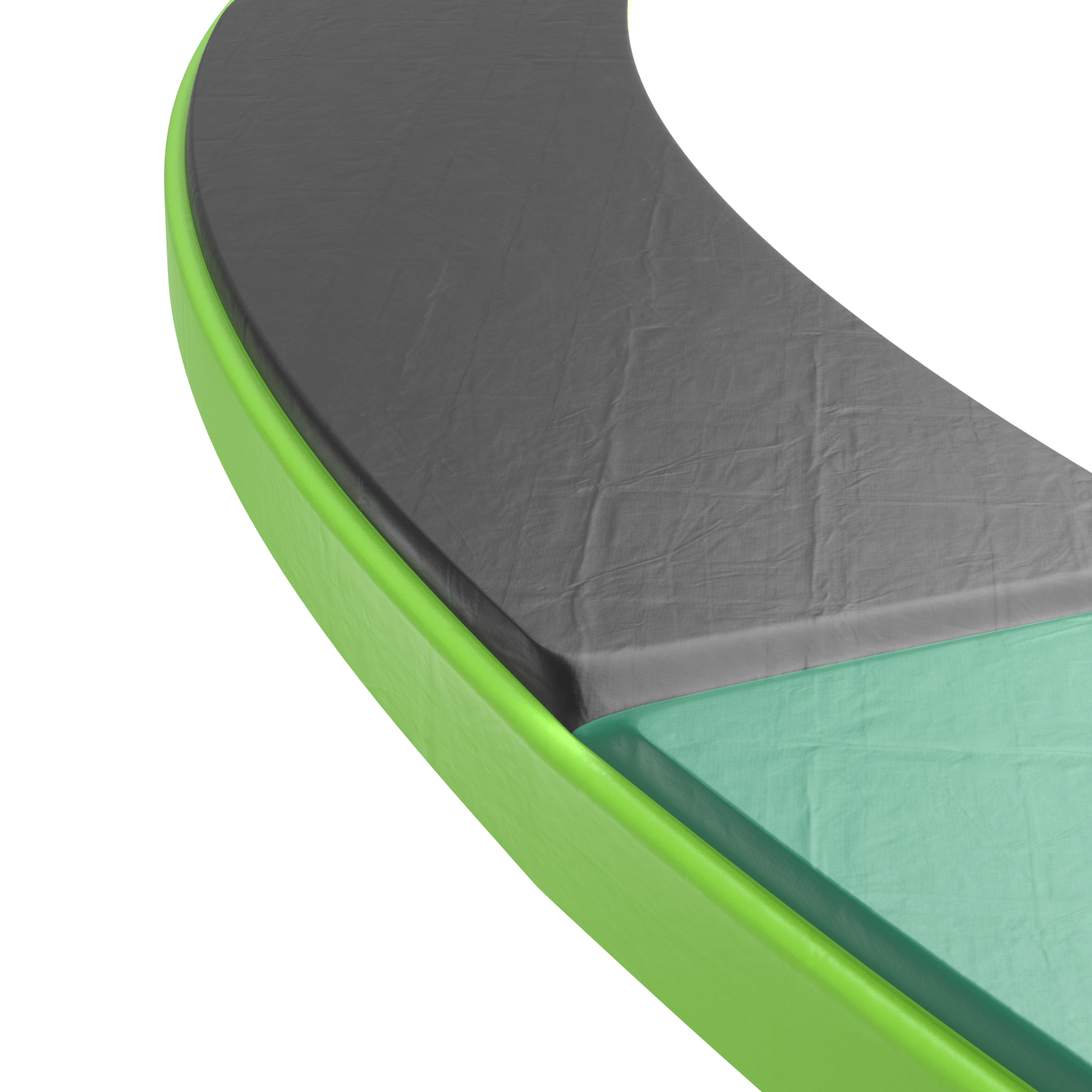 Skybound AiryBounce-basic green&blue 15ft trampoline