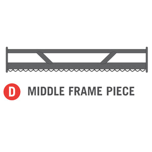 Middle Frame Piece W/ Out Metal Plate for 11x16 foot Horizon Trampoline (Part D).