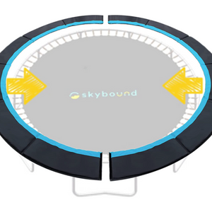 SkyBound Black/Blue 12ft Universal Replacement Trampoline Pad - Extra Thick