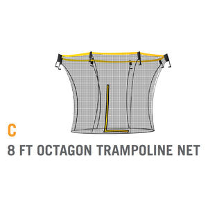 Net for 8 foot Atmos Trampoline - Blue (Part C)