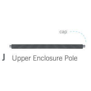 Upper Enclosure Pole for 11x16 foot Orion Trampoline (Part J).