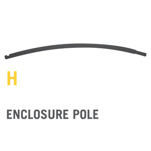 Upper Enclosure Pole for Stratos Trampolines (Part H) V2.